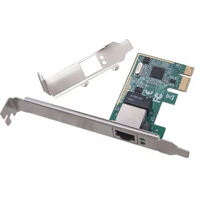 1 Pièce 1000Mbps Gigabit Ethernet PCI Express PCI-E Carte Réseau Z3A72017 - Imagen 1 de 7