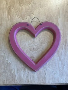 Decorazione da parete cuore in legno 11 pollici - Foto 1 di 6