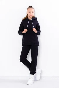 Girls’ Fleece Tracksuit – Hooded Hoodie & Pants with Pockets, Warm Triple Kni... - Picture 1 of 3