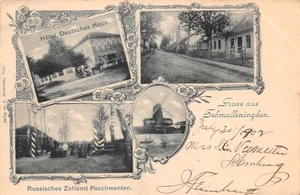 Schmalleningken Litauen Hotel Straßenszene Windmühle Gruss aus PC AA106967 - Bild 1 von 2