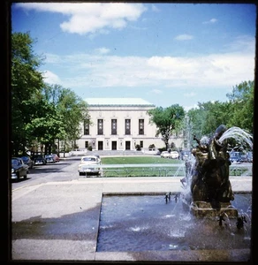 Rackham Building U. of Michigan An Arbor - 1950s Stereo Realist 3D Slide #1151 - Picture 1 of 3