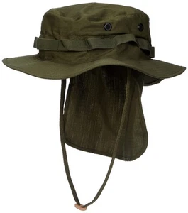 MIL-TEC Boonie Hat British Army Type Short Brim Neck Shade R S OD Japan3XL 525 - Picture 1 of 3