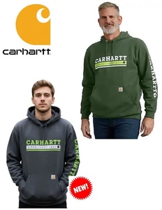 Carhartt Loose Fit Midweight Hooded Shamrock Graphic Sweatshirt Hoodie - Bild 1 von 13