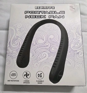 USB Portable Hanging Neck Fan Cooling Air Cooler Little Electric Air Conditioner - Picture 1 of 4