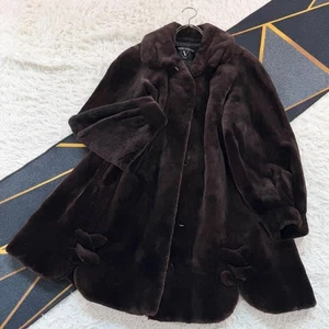 SAGA NERZ Pelzmantel Shared Glamour Nerz Echtpelzmantel VALENTINO aus Japan - Bild 1 von 24