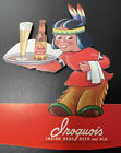 Vtg Iroquois Indian Head Beer & Ale Advertising International Brewery Buffalo NY