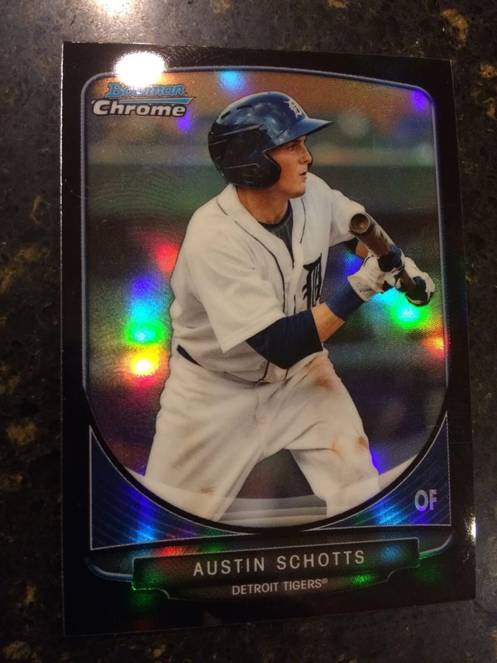 2013 Bowman Chrome Mini Black Refractor Austin Schotts Tigers 269 #’d 21/25 - Image 1 of 1