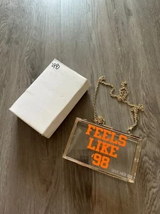University of Tennessee Volunteers New Acrylic Clear Clutch Purse Feels Like '98 - Picture 1 of 5