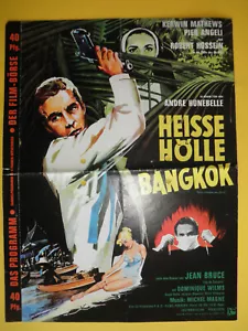 Heisse Hölle Bangkok / Kerwin Mathews, Pier Angeli / Programm der Fim-Börse - Picture 1 of 1