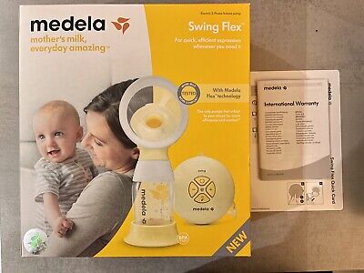 Medela Single Electric Swing Flex Breast Pump - Yellow • 25£