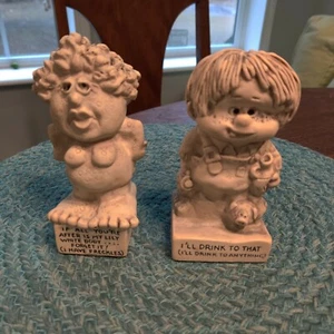 Retro 1970's American Greetings Corp. Pair  of figures 1971 - Picture 1 of 9