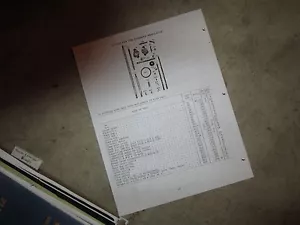 Baker Monitor Windmill Regulator Instructions & Parts List - Picture 1 of 3