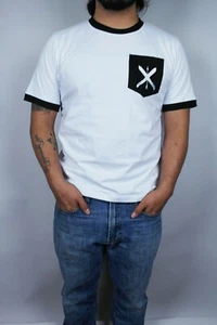 "The Machetes" Cachu Goods T-Shirt 100% Baumwolle weiß schwarz Unisex - Bild 1 von 3