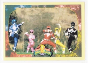 Mighty Morphin Power Rangers Group Shot Sammelkarte Promo #3 um 1994 - Bild 1 von 2