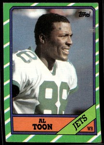 1986 Topps Al Toon #101 New York Jets