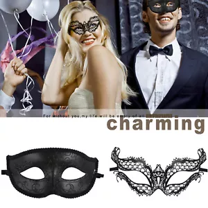 Couple 2pcs Masquerade Masks Venetian Carnival Costume Ball Cosplay Party Mask - Picture 1 of 6
