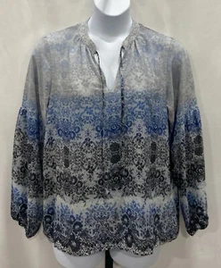 Alex & Lili ladies size XL blouse with floral and paisley print. - Picture 1 of 8