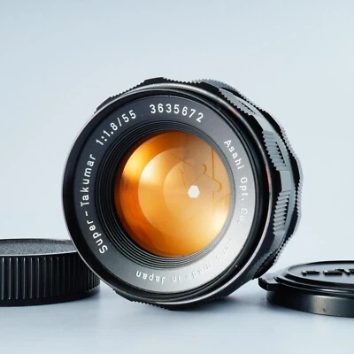 EX+5 PENTAX Super Takumar 55mm F/1.8 Standard MF Lens From JAPAN - Image 1 of 4