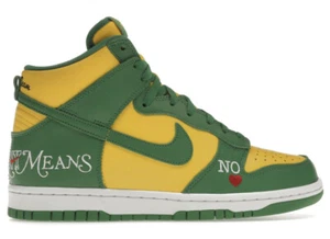 ⭐️ Nike SB Dunk High Supreme By Any Means Brazil Size 10 ⭐️ - Picture 1 of 7
