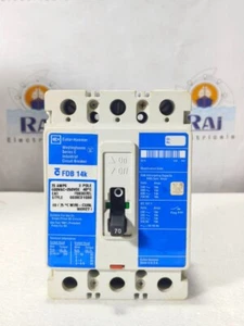 SCHNEIDHAMMER FDB 14K FDB3070L 70AMP 3POLIG SERIE C SCHUTZSCHALTER MCCB - Bild 1 von 9