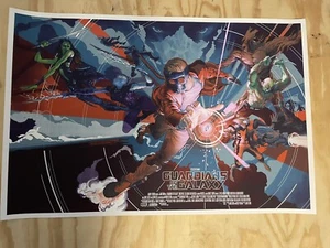 Marvel Guardians of the Galaxy von Rich Kelly Farbe Regular seltener Kunstdruck - Bild 1 von 4