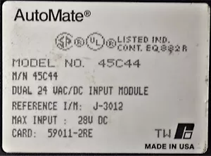 Reliance Electric Automate Input Module 45C44 Excellent Condition Quantity - Picture 1 of 3