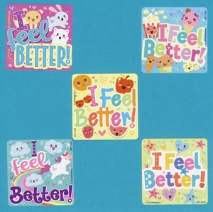 15 pegatinas grandes I Feel Better - recompensas - médicas - Imagen 1 de 1