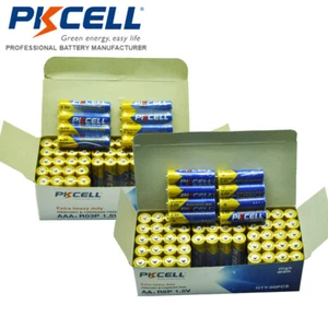 120 AA and 120 AAA Batteries Extra Heavy Duty 1.5V R03P R6P PC1500 Zinc-Carbon - Picture 1 of 4