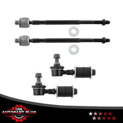 Barra estabilizadora con extremos de barra estabilizadora interiores delanteros 4 piezas para Mitsubishi Outlander 2003-2006 Foto 1 de 4