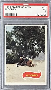 1975 Topps Planet Of The Apes FLOORED! #53 PSA 7 NM Set Break - Picture 1 of 2
