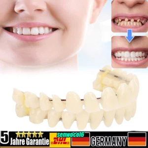 Snap On Veneers Kosmetische Zahnblende Prothese Falsche Zähne Flex Fit- - Bild 1 von 14