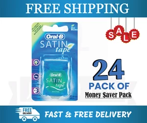 Cinta satinada Oral-B hilo dental 25 m por Oral-B cinta satinada como nueva-PAQUETE DE 24 - Imagen 1 de 3