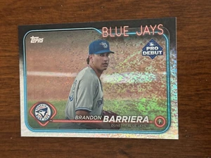 2024 Topps Pro Debut Brandon Barriera SPARKLE FOIL /175 Dunedin Blue Jays - Bild 1 von 2