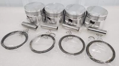Honda 79-83 CB750 CB750K CB750F DOHC Piston Kit - 4 Kits - STD Size - 62.0mm - Imagen 1 de 4
