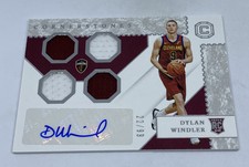 2019-20 Panini Chronicles Cornerstones DYLAN WINDLER Auto Jersey Patch #22/99 RC