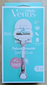 Gillette Venus Deluxe Smooth Sensitive Damen Rasierer - 1 Rasierkopf - Bild 1 von 4