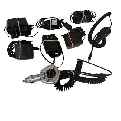 Cargadores de pared para teléfono celular adaptadores de alimentación AC DC alimentación varios lote de 8 de colección Foto 1 de 4