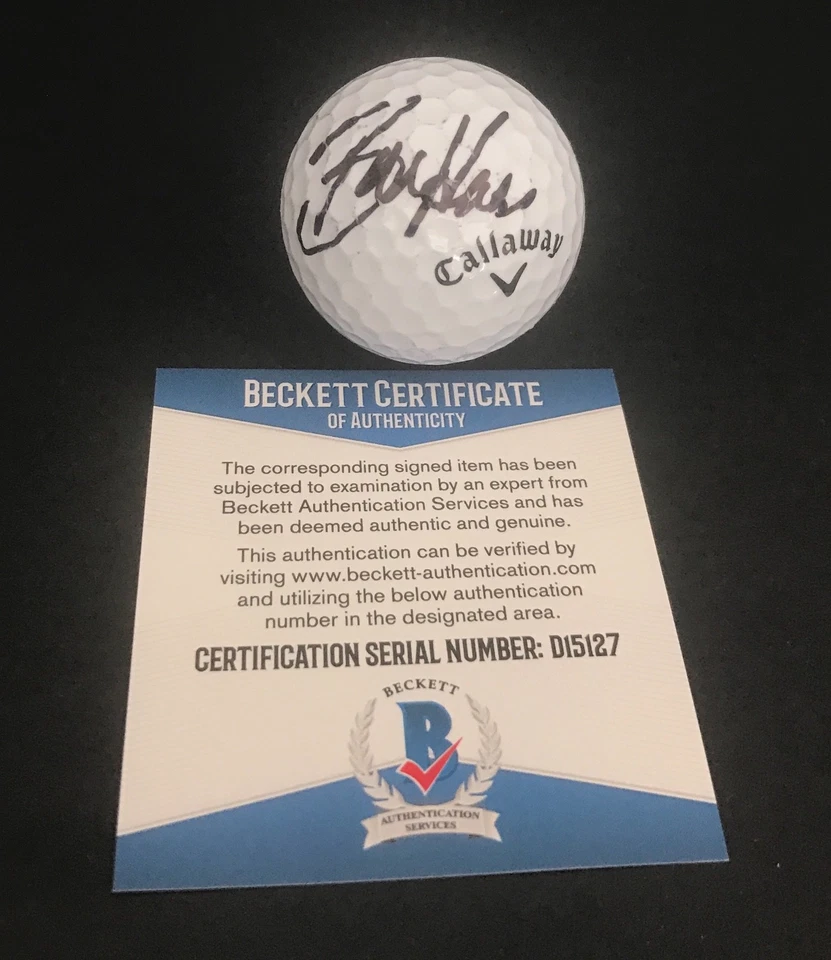 BILL HAAS SIGNED GOLF BALL AUTHENTIC AUTOGRAPH BECKETT BAS COA PGA TOUR US OPEN - Image 1 of 1