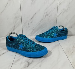 blue sparkle converse