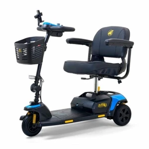 Golden Buzzaround XLS-HD 3-Wheel Portable Mobility Electric Scooter Blue - Picture 1 of 2