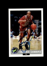 Terrell Lowery 1992-93 Classic Draft authentic autographed card Loyola