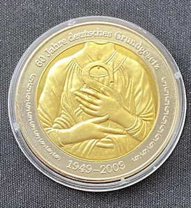 Sammlerstück Medaille "60 Jahre deutsches Grundgesetz" - Bild 1 von 2