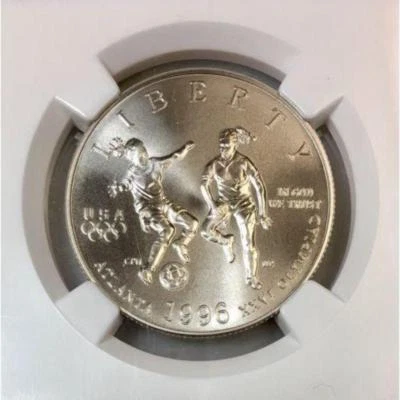 1996 S Soccer Half Dollar NGC MS70 ***Rev Tye's Coin Stache*** #301489 - Image 1 of 4