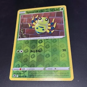 Spinarak 003/195 Reverse Holo Tempesta Argento Comune Pokemon TCG CARD - Foto 1 di 2