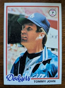 TOMMY JOHN, 1978 TOPPS #375, DODGERS - Picture 1 of 2