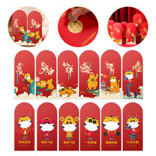  12 Sets roter Umschlag Papier asiatische Geschenke 2022 Umschläge Hong Bao
