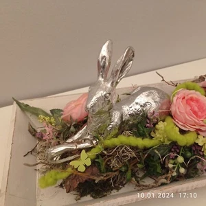 Osterdekoration Frühlingskränze Osterkranz Frühlingsblumen Tischdeko Frühling - Bild 1 von 5