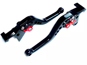 BUELL 1125CR 2009 SHORT BLACK BRAKE + CLUTCH LEVER ROAD RACE TRACK - Picture 1 of 9