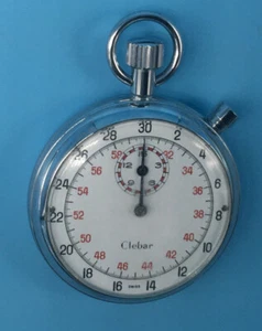 RELOJ DE PARADA Clebar CLETIMER mecánico - funciona de colección - Imagen 1 de 4