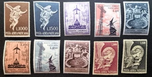 Vaticano 1962 - 1968 PA tre serie complete nuove MNH Sass. 45 - 54 - Picture 1 of 1
